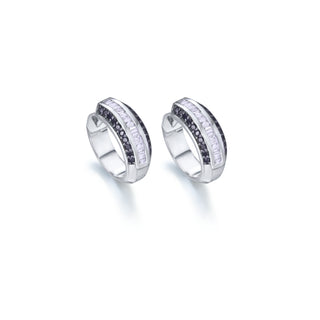 Criollas de oro blanco y diamantes negros