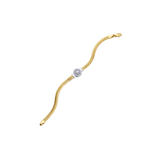 Pulsera oro y diamantes