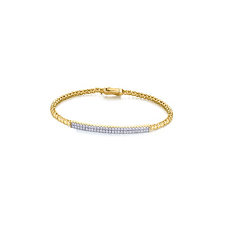 Pulsera oro y diamantes